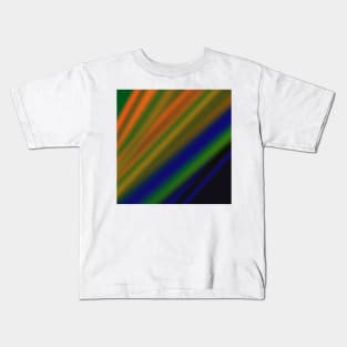 RED BLUE GREEN BLACK ABSTRACT TEXTURE Kids T-Shirt